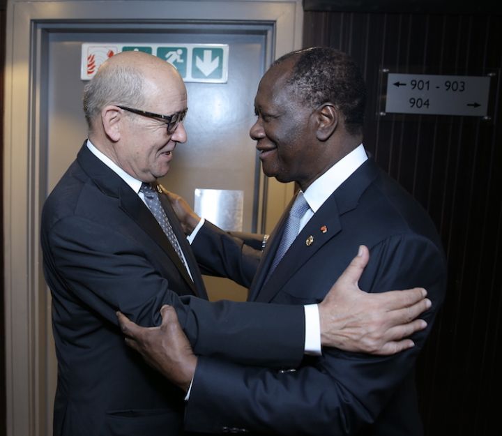 Rencontres Africa 2017: Le Drian en visite diplomatico-économique à Abidjan
