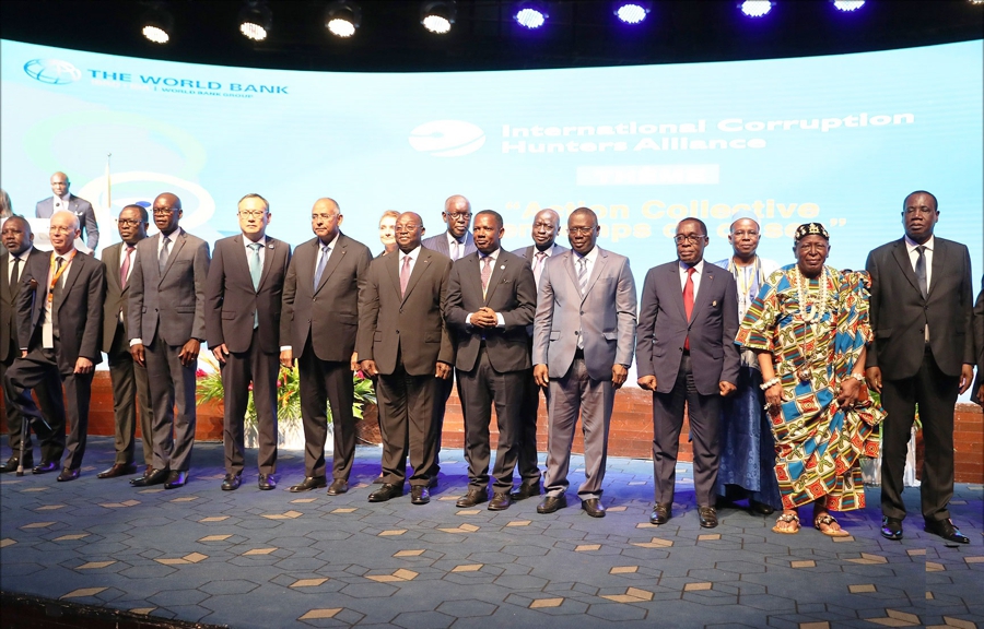 Ouverture de la 5ème édition du Forum international Anti-corruption (International corruption Hunters alliance (ICHA) en présence du Vice-président de la République, Tiémoko Meyliet Koné