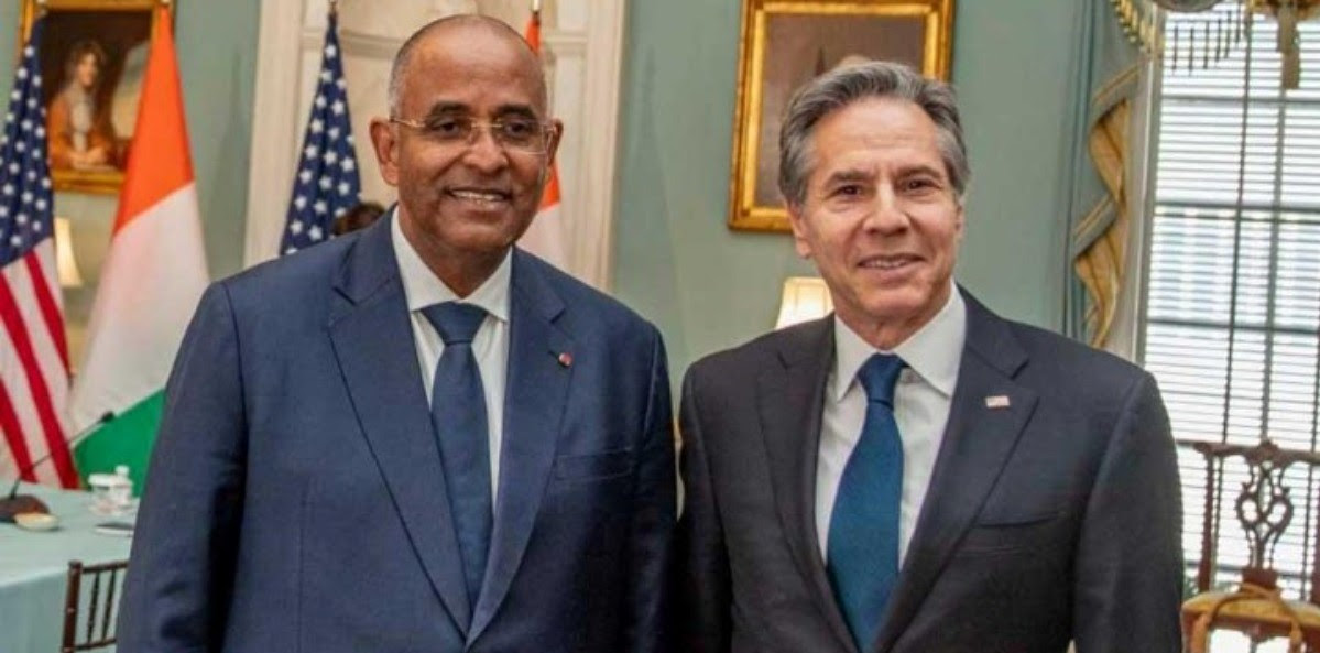 Patrick Achi et Antony Blinken échangent sur le renforcement de la coopération entre la Côte d’Ivoire et les Etats-unis
