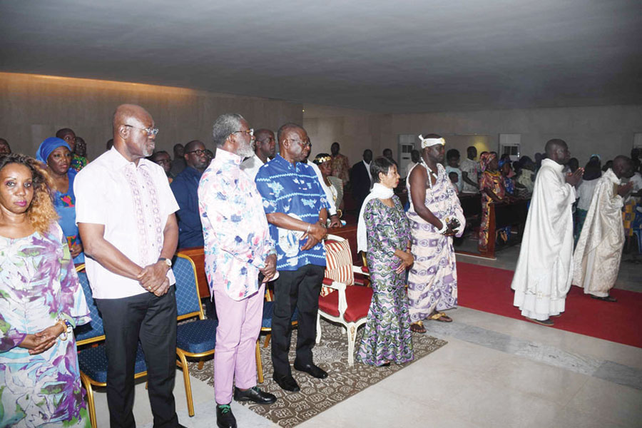 Pepressou / Messe d’action de grâce : La famille Bédié prie pour le président Bédié