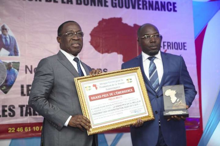Promotion de l’Excellence : le Professeur Lazare Poamé désigné meilleur Président des Universités publiques de Côte d’Ivoire