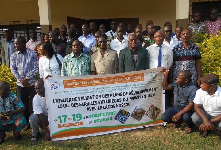 Validation des plans de développement local des services extérieurs du MIRAH à Bouaflé