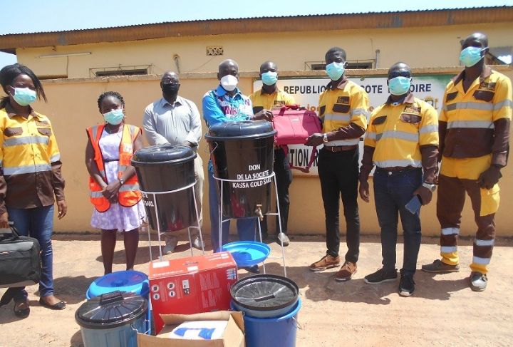 COVID-19 : La direction régionale des Mines de la Marahoué reçoit du matériel de protection