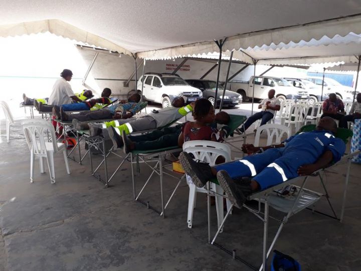 Collecte de sang à LafargeHolcim Côte d’Ivoire en ouverture des Journées Mondiales Santé et Sécurité 2018