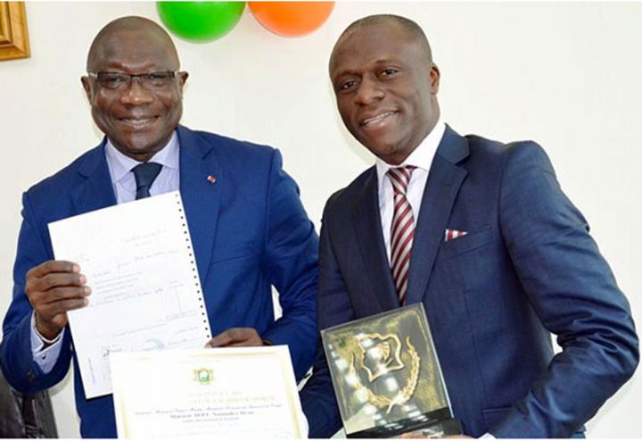 Ministère des Sports et des loisirs : Doué Noumandiez reçoit son prix d’excellence 2015