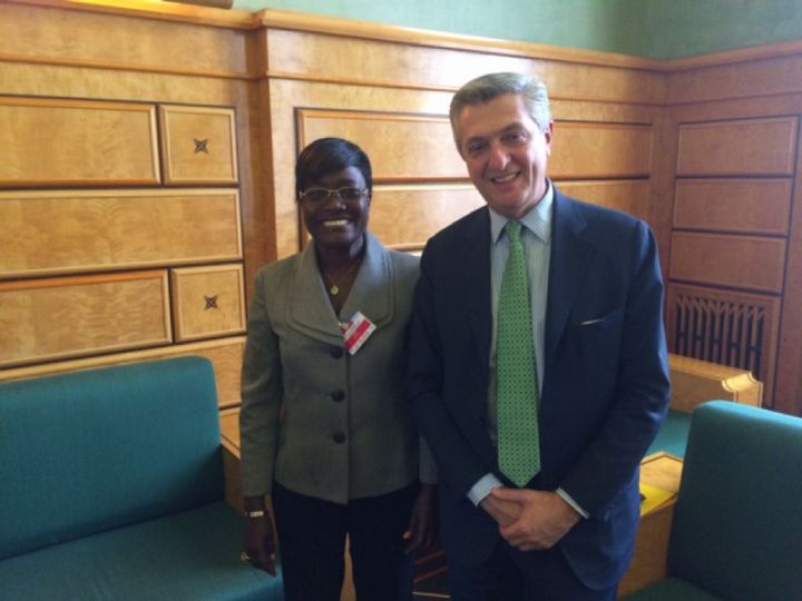 Réinsertion socio-économique des réfugiés -  Mariatou Koné mobilise les partenaires humanitaires à Genève .