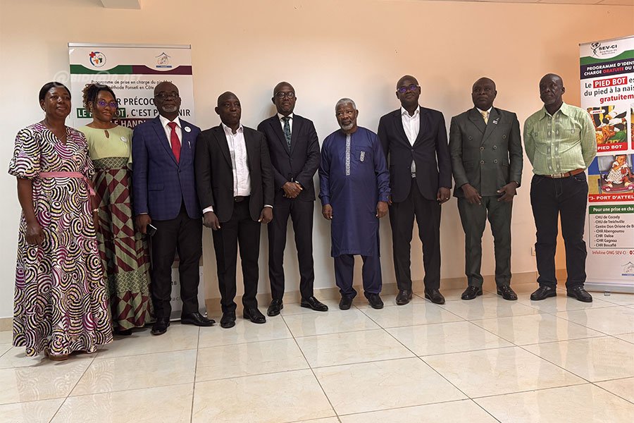 Pied bot en Côte d’Ivoire : 1 200 enfants touchés chaque année, des solutions locales pour une prise en charge efficace