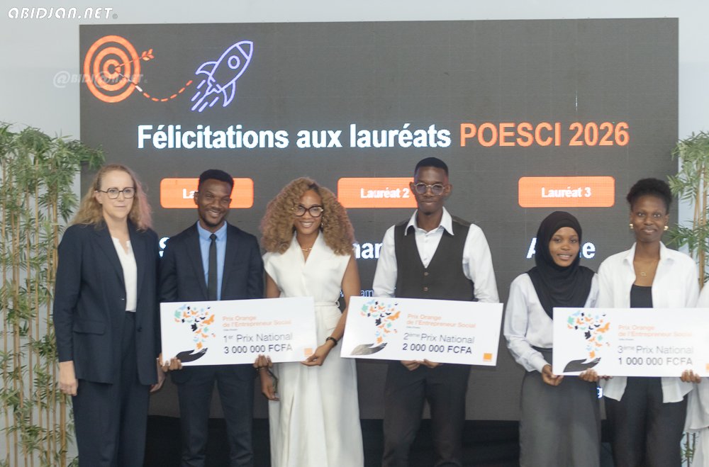 Côte d’Ivoire : Orange Fab célèbre dix ans d’accompagnement des startups ivoiriennes et récompense trois entrepreneurs sociaux