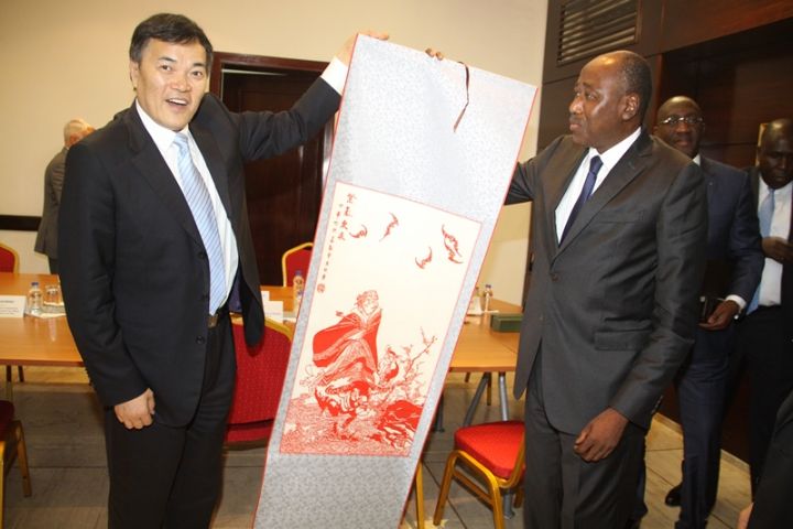 Mot de bienvenue du premier ministre, Amadou Gon Coulibaly, a l’occasion de  la seance de travail avec le vice-ministre du commerce de chine