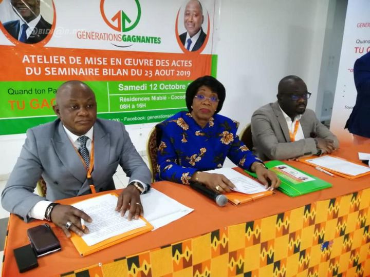 Présidentielle de 2020: Le Mouvement Générations Gagnantes porte des réflexions sur des stratégies pour la victoire du RHDP