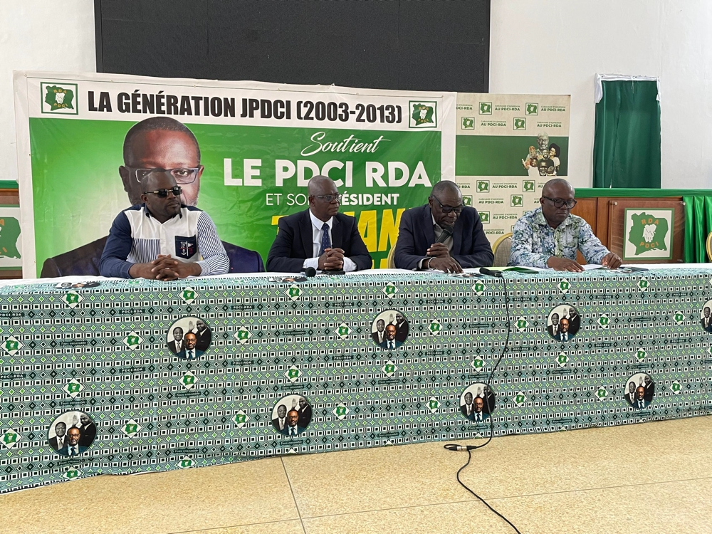 Politique : des jeunes du PDCI-RDA réaffirment leur soutien à Tidjane Thiam