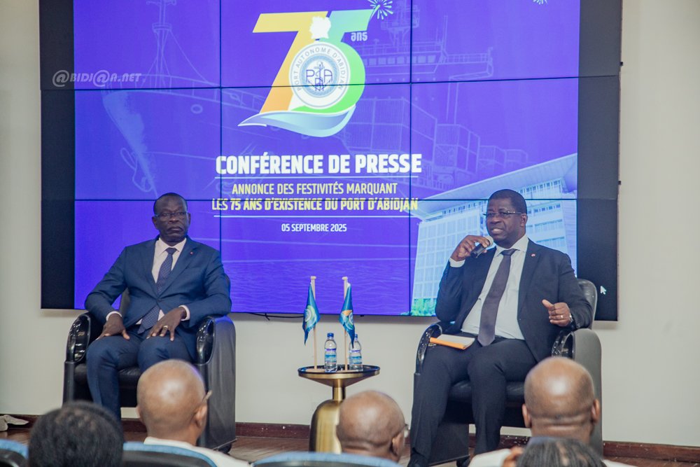 Port d’Abidjan : Le DG Hien Yacouba Sié ouvre les 75 ans par une conférence de presse