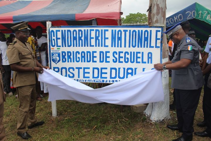Un poste de gendarmerie ouvert à Dualla (Séguéla)