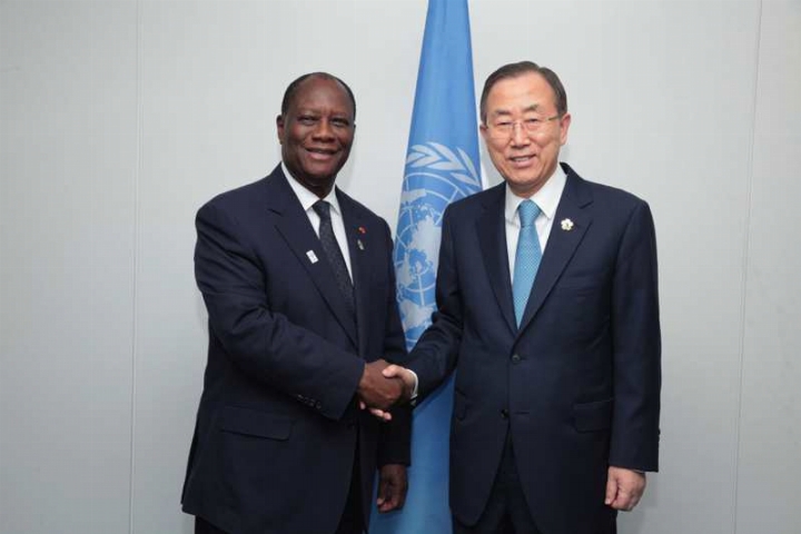 La crise malienne évoquée par Alassane Ouattara et Ban Ki-Moon