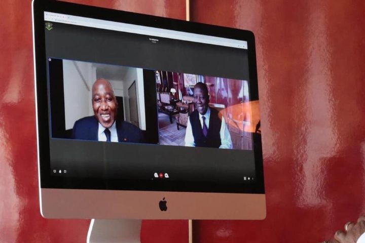 En repos médical à Paris, Gon Coulibaly s’est entretenu par visioconférence avec Ouattara (Officiel)