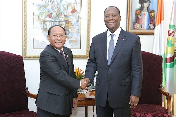 Activités de Chef de l’Etat : le Président de l’Assemblée Nationale du Cambodge et le Ministre des Relations Extérieures du Cameroun reçus par le président de la République