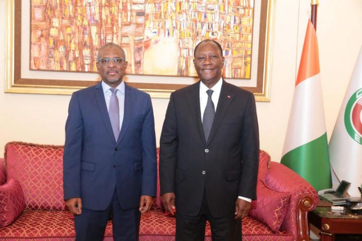 Le Chef de l’Etat a eu un entretien avec le Président de la Commission de l’UEMOA