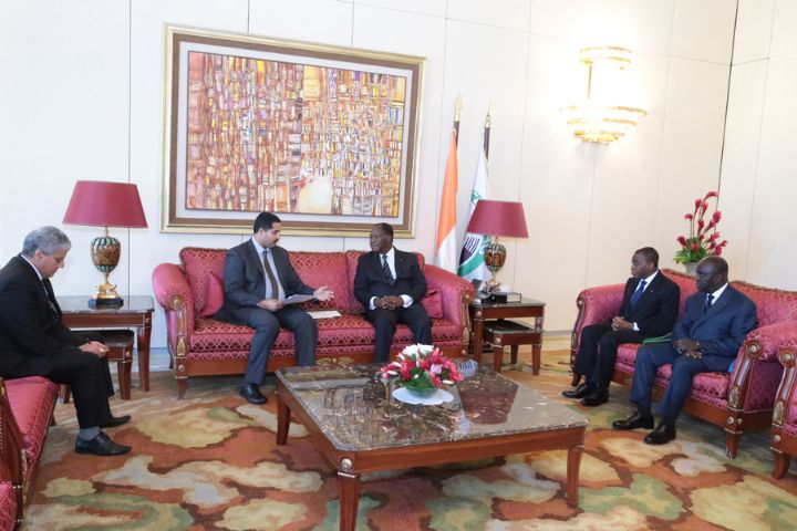 Un émissaire du Président tunisien reçu par le Président Ouattara