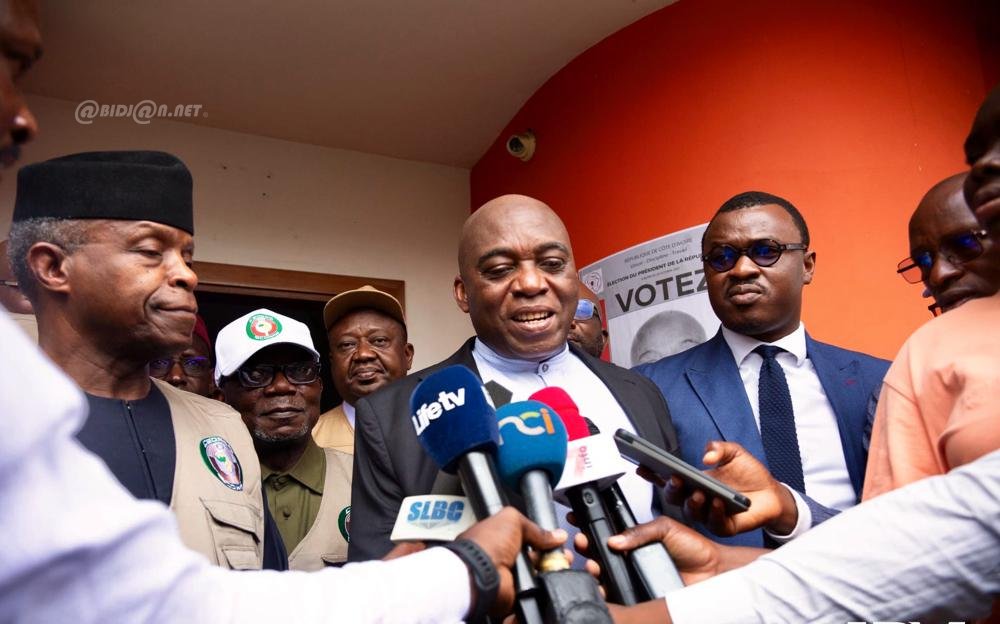 Présidentielle 2025 : Ahoua Don Mello reçoit la mission conjointe des observateurs électoraux de la CEDEAO et de l’Union Africaine