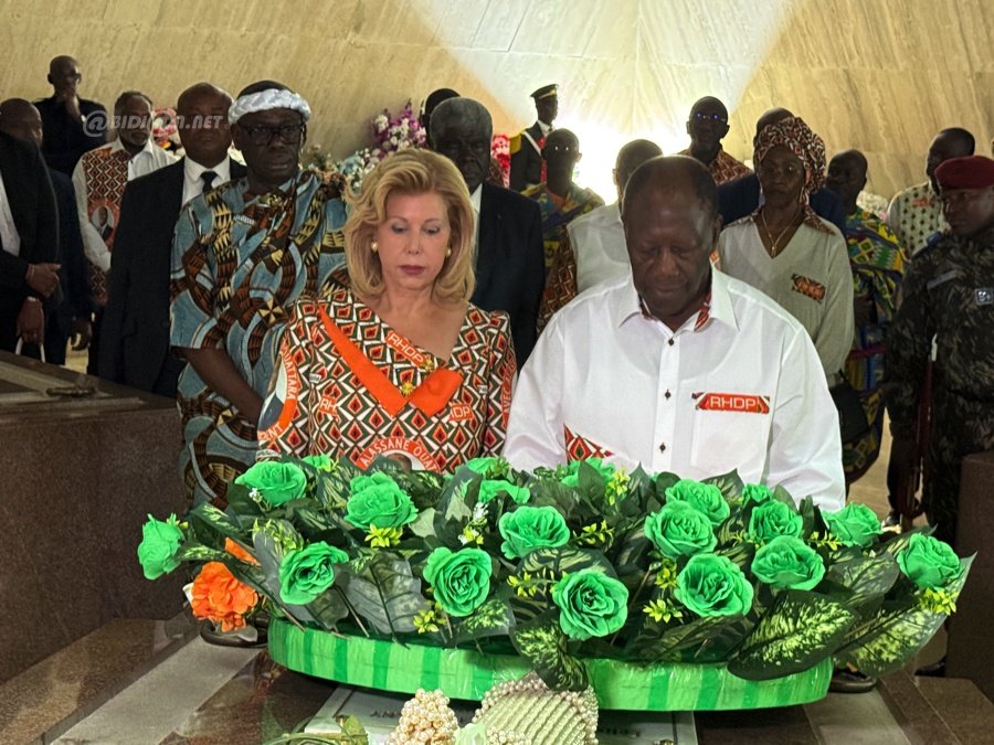 Présidentielle 2025 : Alassane Ouattara rend hommage au Président Félix Houphouët-Boigny