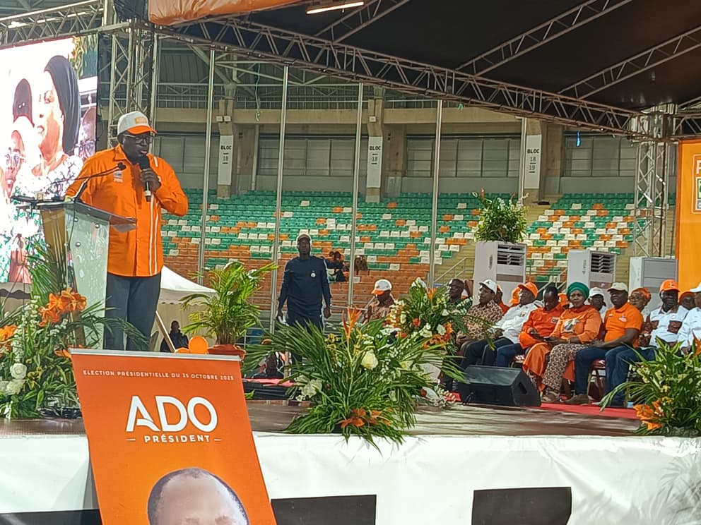 Présidentielle 2025: le meeting du RHDP au stade Amadou Gon Coulibaly de Korhogo