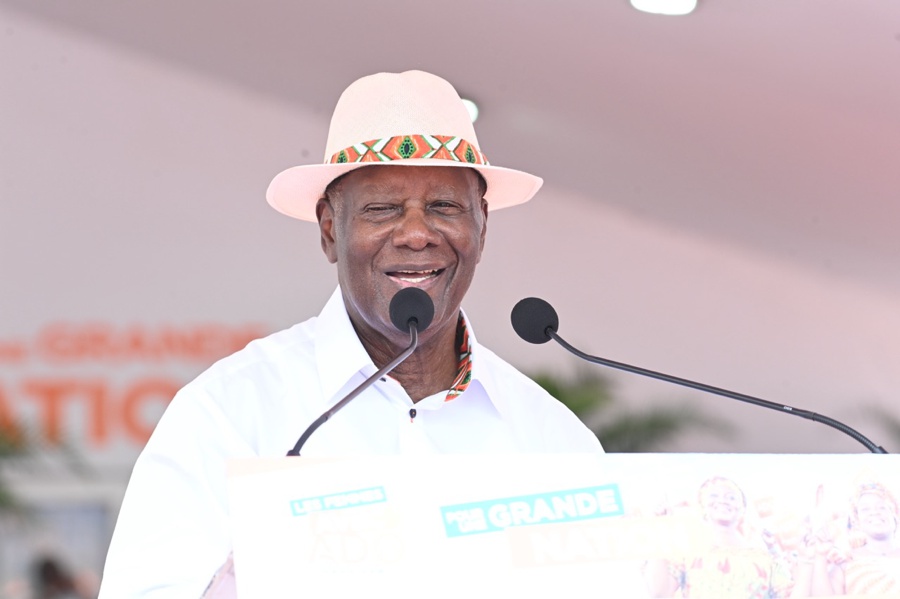 Présidentielle 2025 : Alassane Ouattara salue l’engagement des femmes du RHDP et appelle à une mobilisation massive