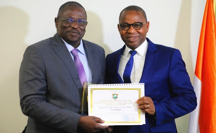 Prix d’excellence : La GESTOCI primée entreprise pourvoyeuse d’emplois