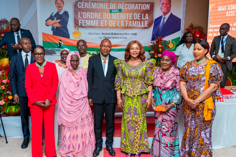 Promotion des droits de la femme : 40 Personnes décorées dans l'ordre du Mérite de la Femme et de la Famille