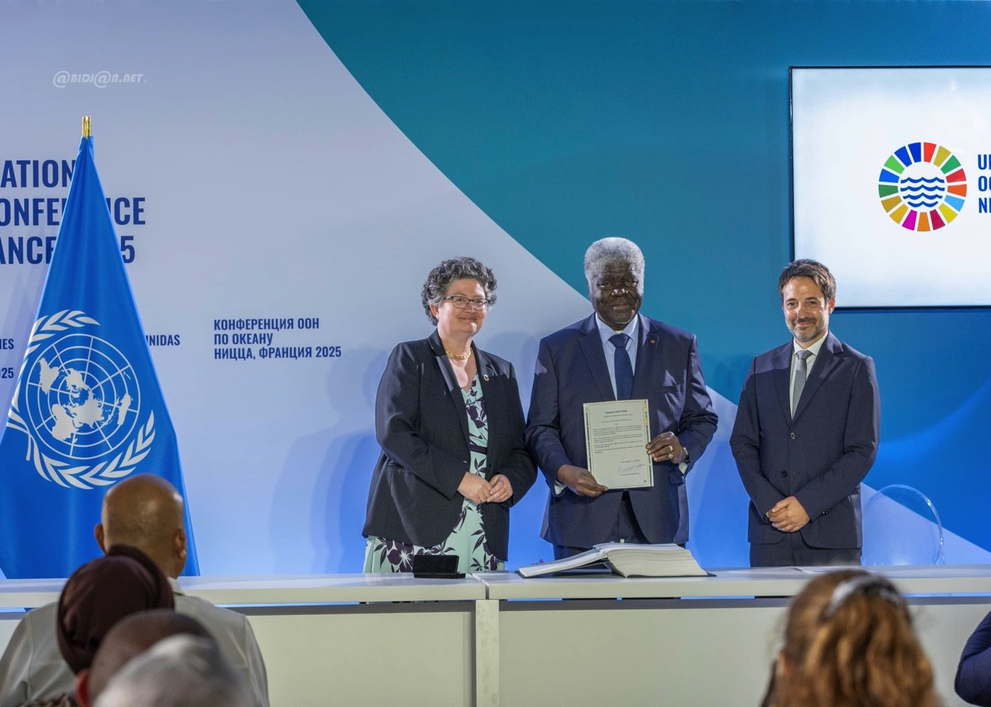 Protection des océans: Beugré Mambé fait un plaidoyer en faveur d'une collaboration sud-sud plus forte à Nice