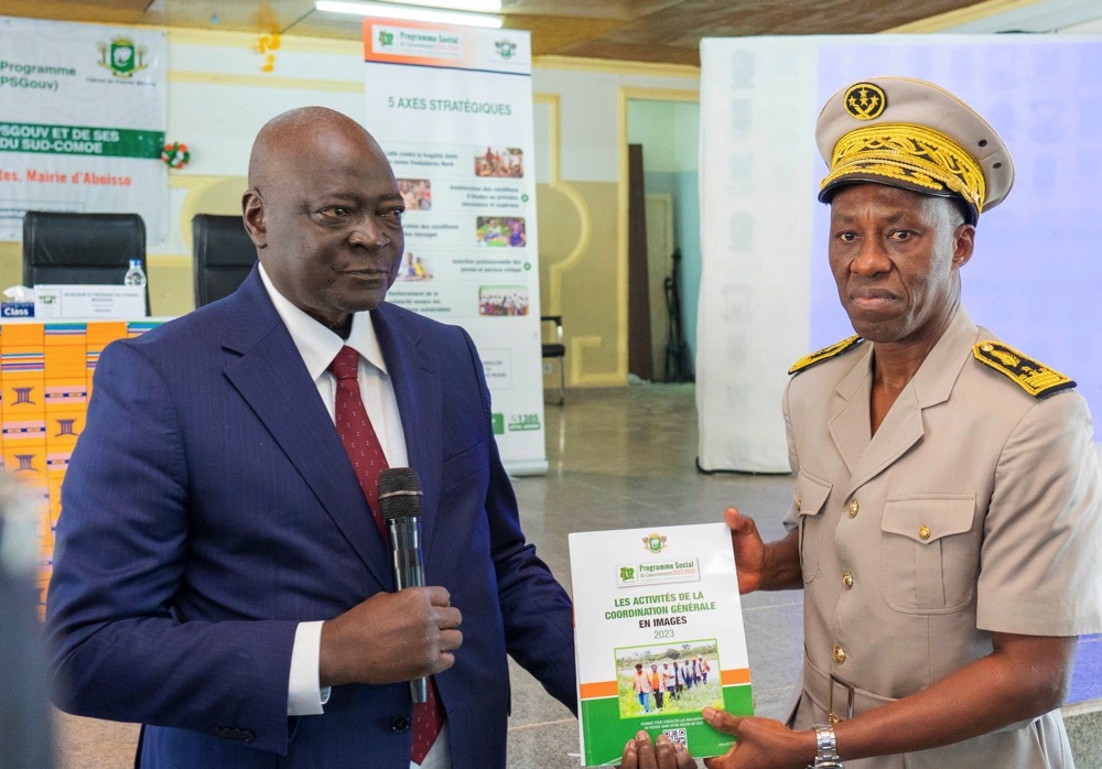 PSGouv 2 dans le Sud-Comoé : les réalisations effectuées dans la région en 2023 présentées aux populations