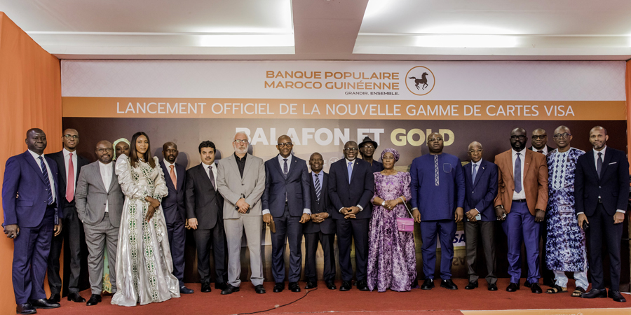 Publireportage/Banque : la banque populaire Maroco Guinéenne étoffe son offre de services avec le lancement des cartes visa « GOLD » ET « BALAFON »