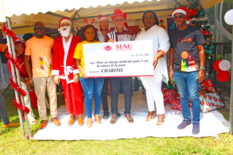 Publireportage- SUNU Assurances et Charitis célèbrent Noël avec les enfants atteints d’albinisme