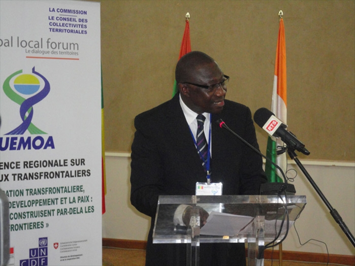 Allocution de M. François Albert Amichia, président du CCT/UEMOA à l’occasion de la conférence régionale sur les enjeux transfrontaliers