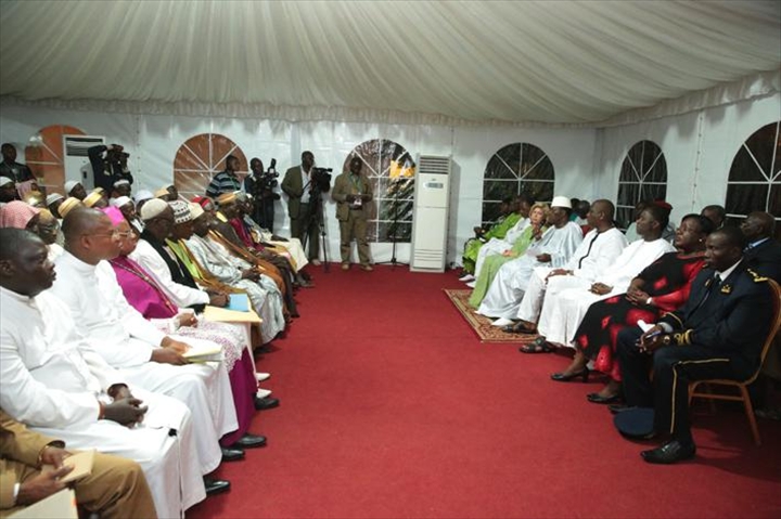 Les Chefs cantons et les Chefs religieux du District des Savanes reçus par le Chef de l’Etat