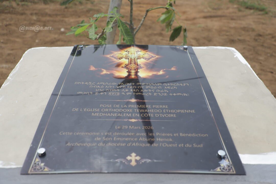 Religion : pose de la première pierre de l’église orthodoxe Medhani Alem de Songon Kassemblé
