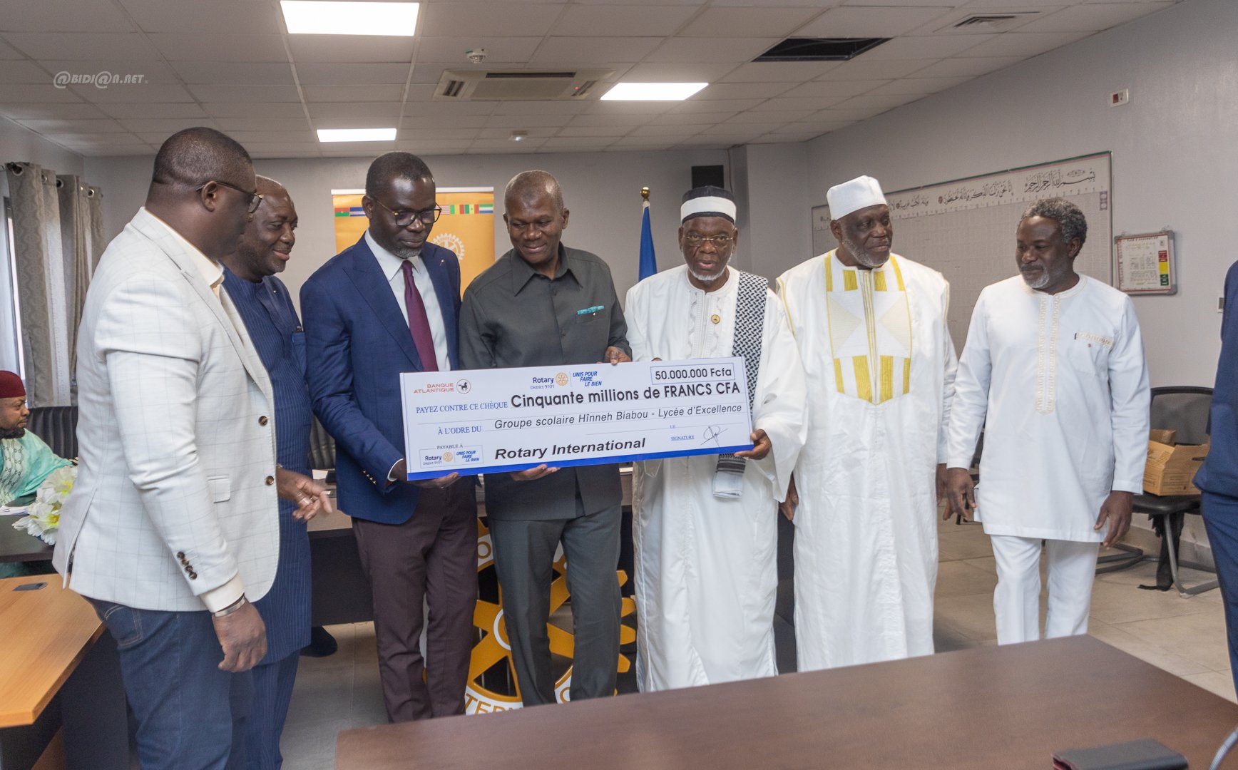 Éducation : le Rotary offre près de 50 millions FCFA pour la construction d’une cantine scolaire à Biabou