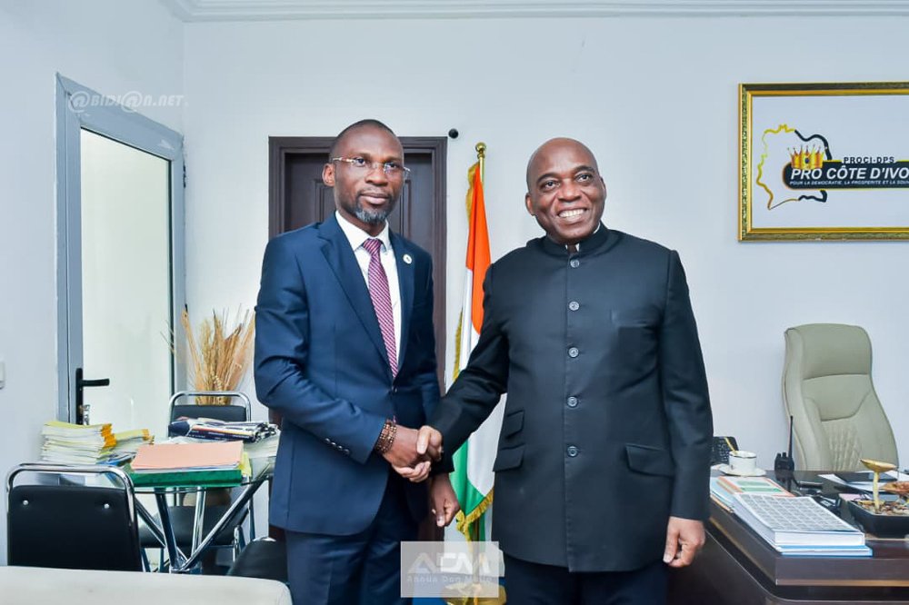 Côte d'Ivoire: Ahoua Don Mello rencontre Kévin Fieni, candidat écarté de la présidentielle 2025