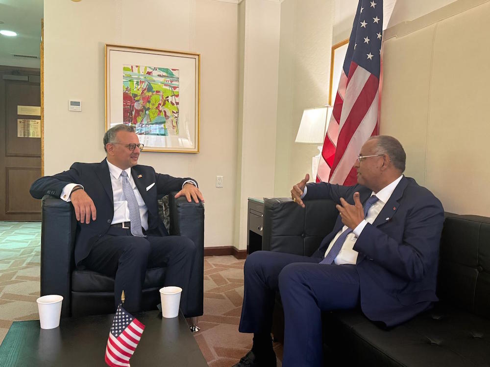 Renforcement de la coopération ivoiro-américaine: Patrick Achi échange avec Dr Massad Boulos , Conseiller Principal pour l’Afrique du président Donald Trump