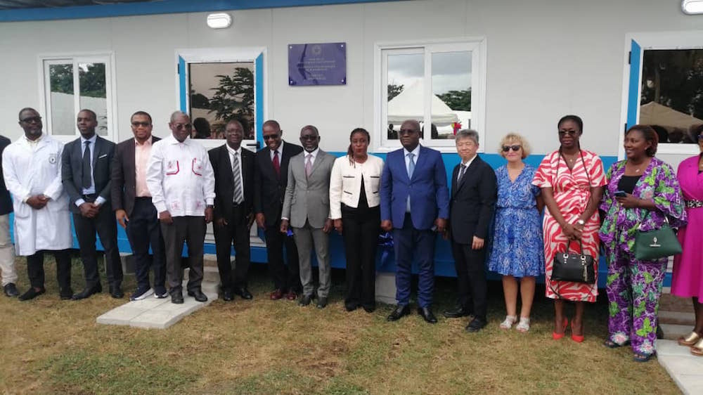 Renforcement des infrastructures sanitaires: les urgences de l’hôpital psychiatriques de Bingerville reçoivent un bâtiment préfabriqué