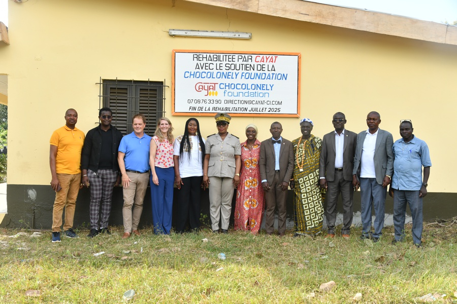 Rentrée 2025-2026 : CAYAT et Tony’s Chocolonely rénovent des écoles dans la région de la Mé