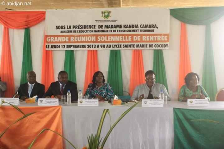 Rentrée Scolaire 2013 -2014 : Les grandes décisions de Kandia Camara