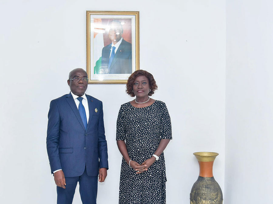 Rentrée scolaire:  Le maire Kah Zion pose les problèmes de Toulépleu à la ministre Mariatou Koné