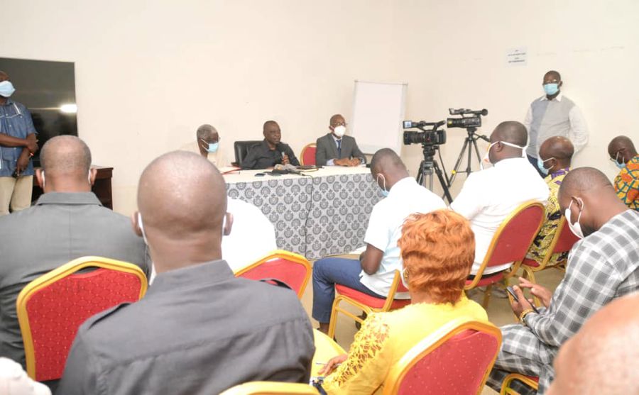 Piscine municipale de Bouaké : Le ministre Amadou Koné s'imprègne de l'avancement des travaux