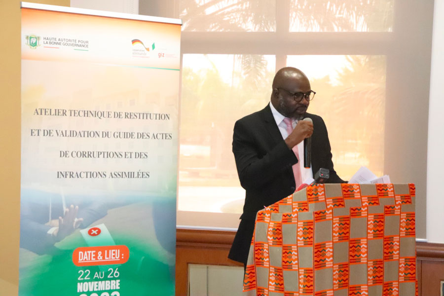 Répression de la Corruption/HABG : un projet de guide des actes de corruption et des infractions assimilées validé