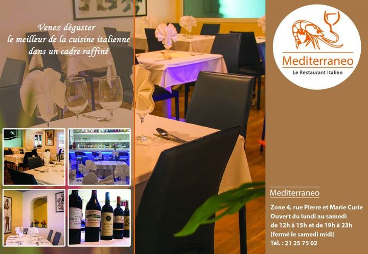 Le restaurant Méditerraneo et VISA prépayée Abidjan.net offrent 10% de réduction