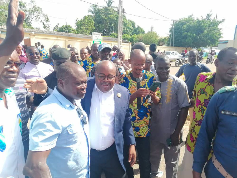 Retenu candidat PDCI-RDA à Toumodi : Le maire Idrissa Koné communie avec les populations