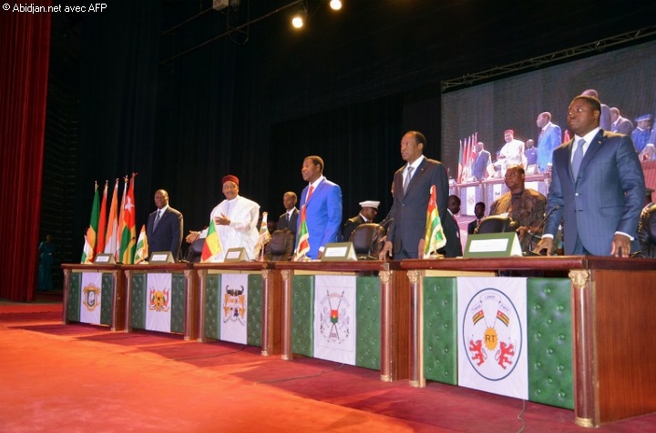 Conférence des chefs d’Etat du Conseil de l’Entente sur la paix et le développement à Niamey