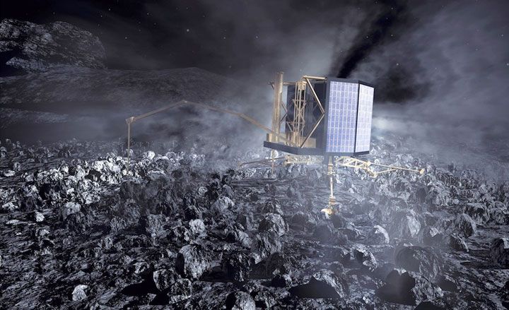 Le robot Philae a atterri sur la comète