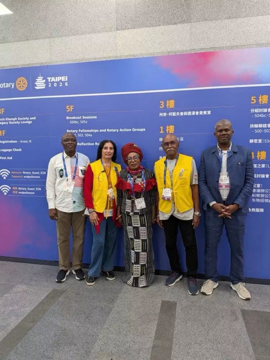 Rotary : 37 000 participants à Taipei, retombées de 55 millions USD, rendez-vous en 2027 à Barcelone sous la présidence nigériane