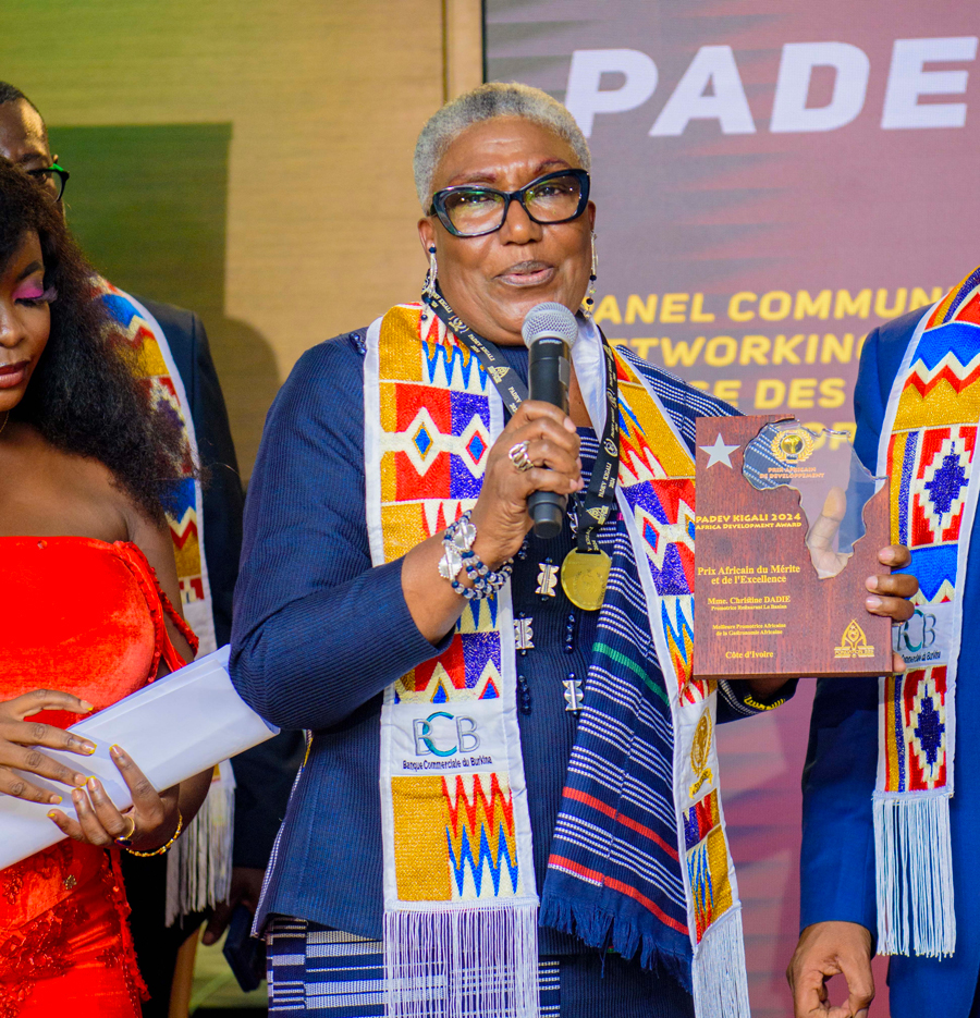 Rwanda PADEV 2024: l'ivoirienne Christine Dadié raffle le prix de la meilleure promotrice de la gastronomie africaine